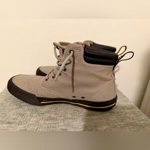 Dr. Martens Gray and Black Unisex High-Top Sneakers